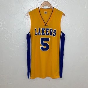 Lakers 5 Josh Hart Los Angeles or Jose Calderon Jersey shirt top size Large EUC